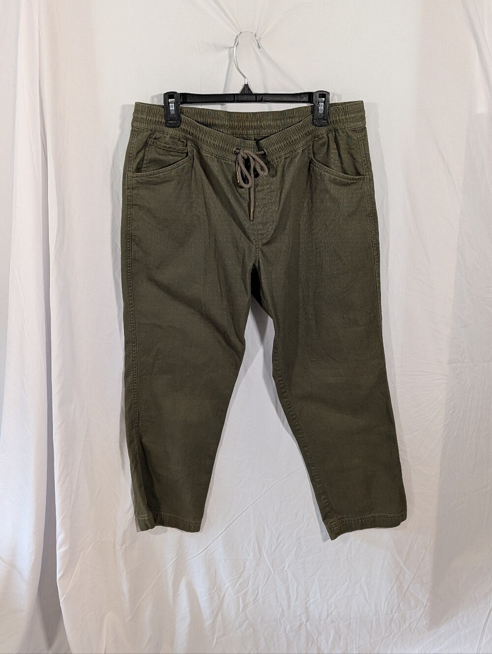 L.L. Bean Olive Green Drawstring Casual Joggers